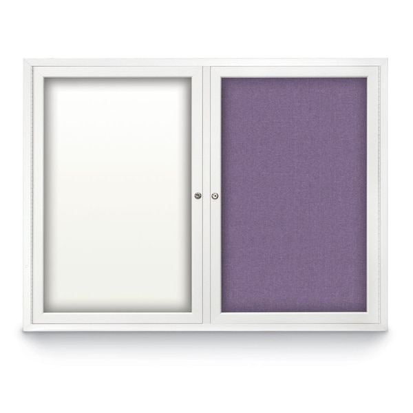 Corkboard, Amethyst/Bronze, 96" x 48"